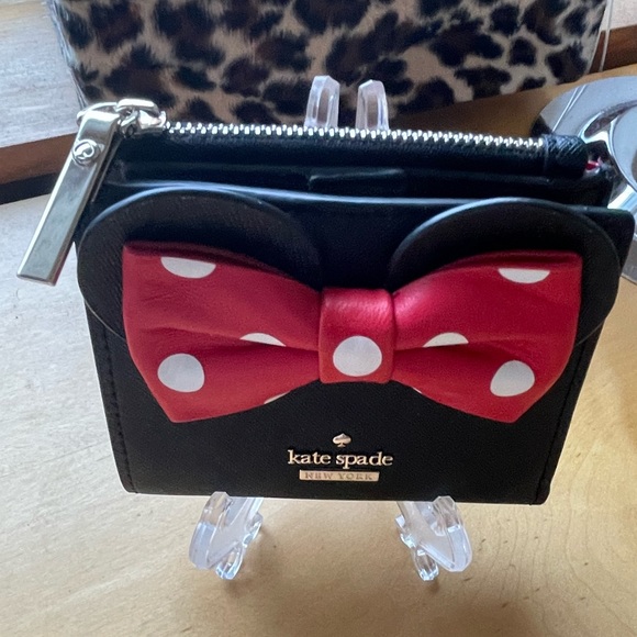 Kate Spade Disney Mini Mouse Small Bifold Wallet - Picture 6 of 14